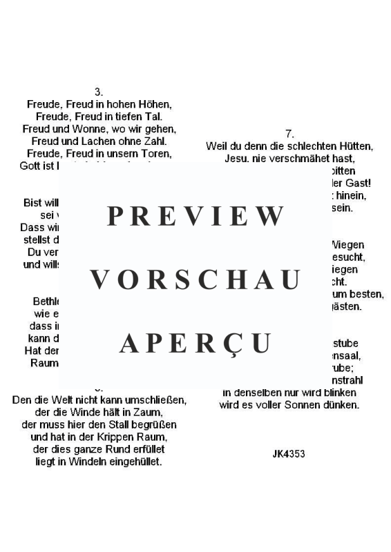 Produktgalerie: Seite 3 von 3 Ihr Gestirn, ihr hohen Lüfte und du lichtes Firmament BWV 476, , Gemischter Chor
