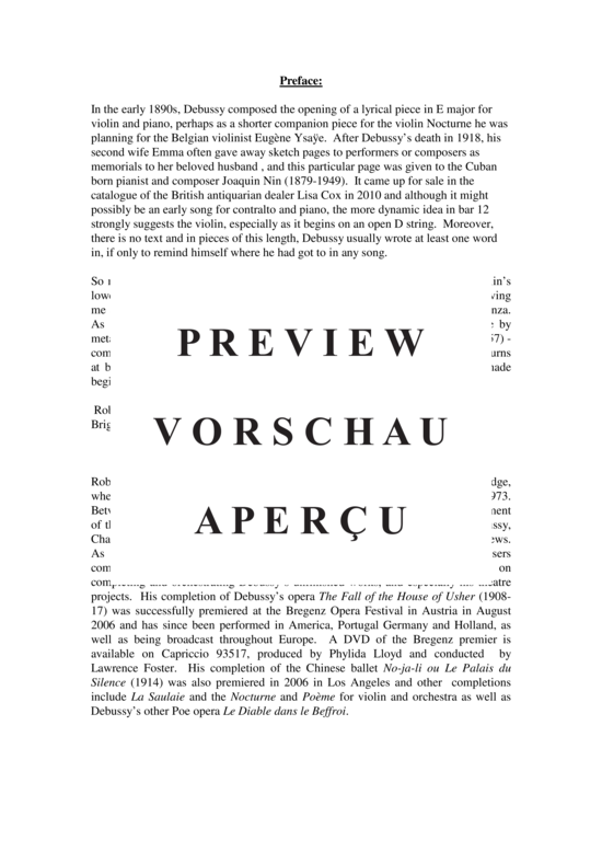 gallery: Sérénade for violin and orchestra , , (Orchester + Violine Solo)