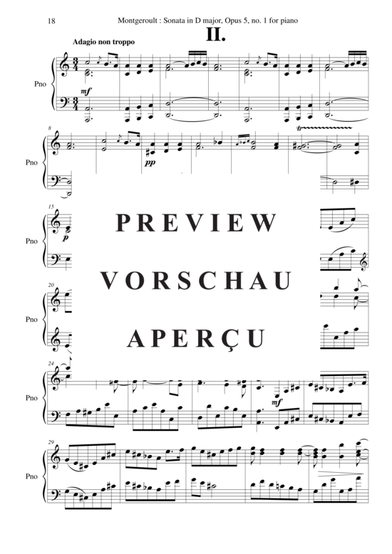 Product gallery: Page 19 of 21 Sonata in D Major, Opus 5 no. 1 , Horvath, Nicolas, Piano Solo