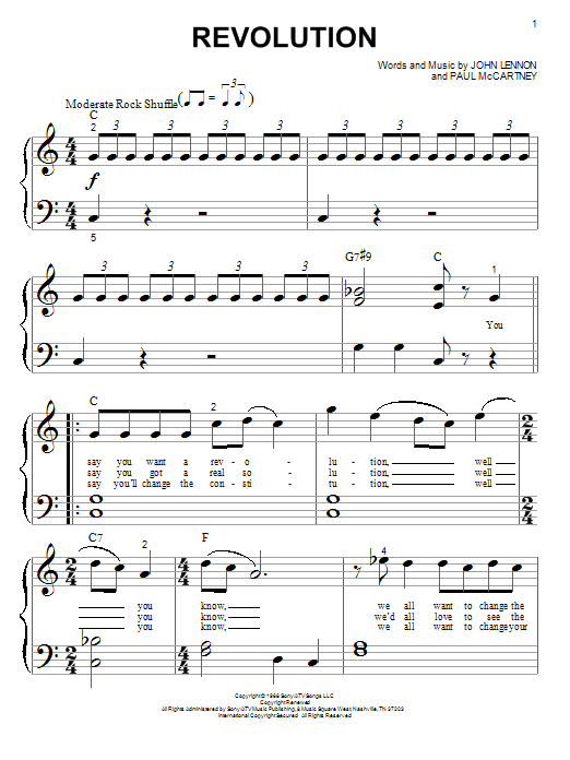 Product gallery: Page 1 of 1 Revolution, The Beatles