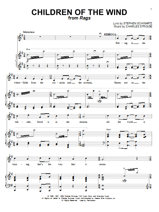 Product picture to:  Children Of The Wind - Stephen Schwartz