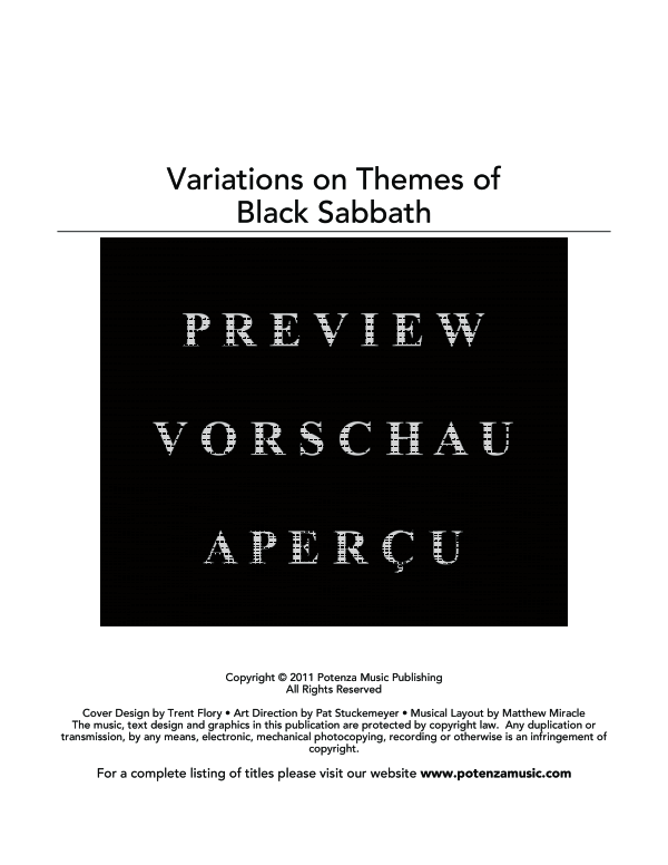 gallery: Variations on Themes of Black Sabbath, , (bass clarinet solo and electronics)