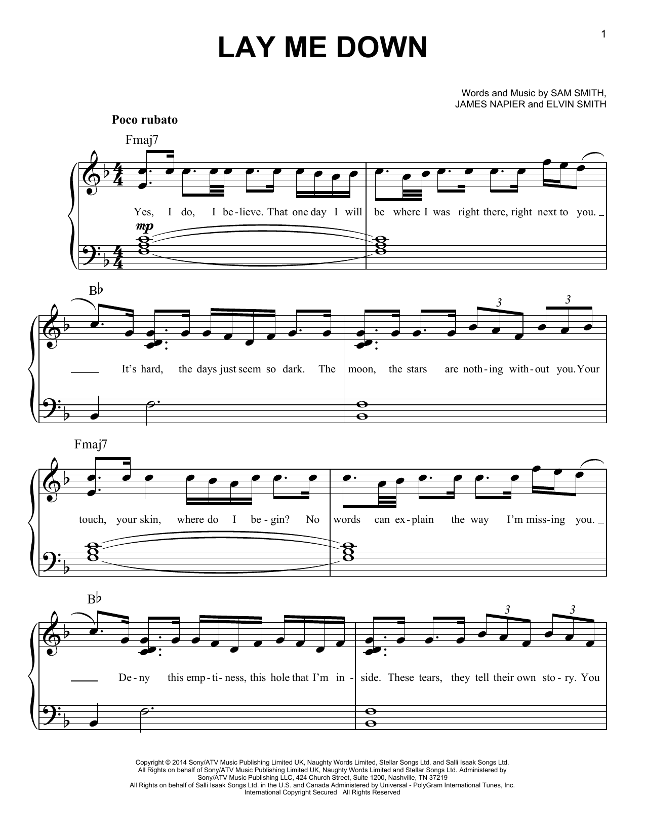Produktbild zu: Lay Me Down