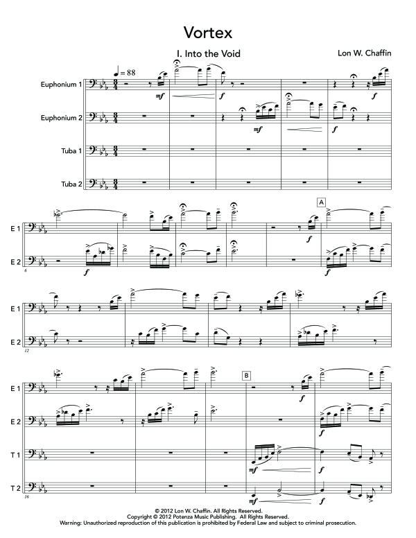 Product gallery: Page 1 of 11 Vortex, , (Tuba Quartett EETT)