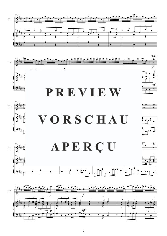 Produktgalerie: Seite 6 von 11 Violin Concerto No.7 in D-Dur Op.9, , Violine und Cembalo