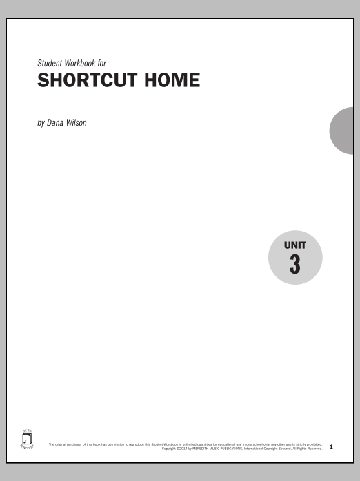 Produktgalerie: Seite 1 von 1 Guides to Band Masterworks, Vol. 5 - Student Workbook - Shortcut Home, Dana Wilson
