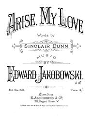 Produktbild zu: Arise, My Love