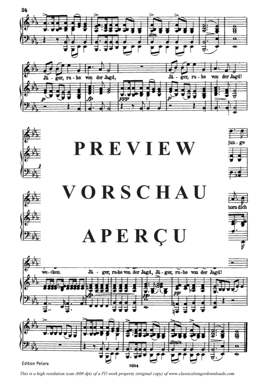 Product gallery: Page 4 of 4 Ellen's Gesang II, D.838, , High Voice and Piano