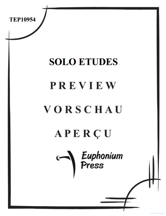 gallery: Solo Etudes , , (Euphonium Solo)