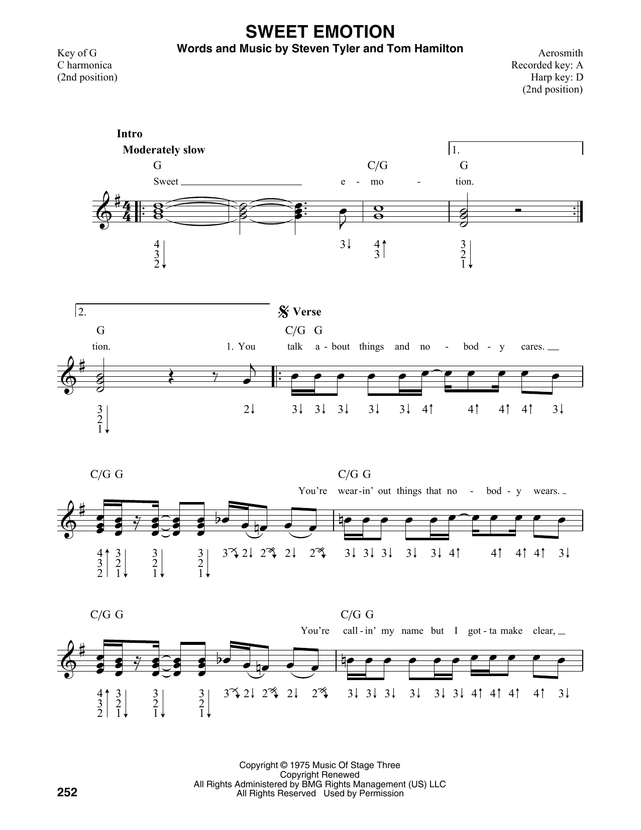 Product gallery: Page 1 of 1 Sweet Emotion, Aerosmith