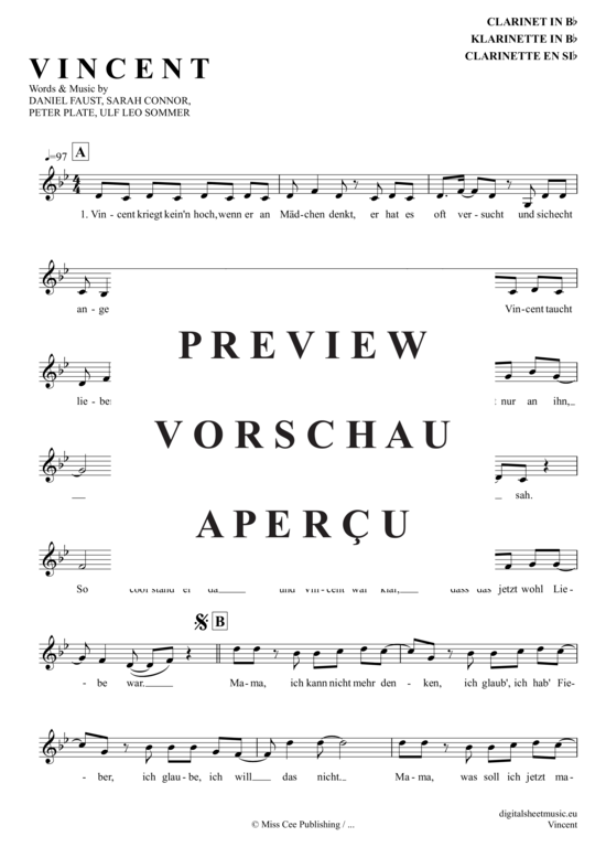 Product gallery: Page 2 of 5 Vincent , Connor, Sarah, Clarinet in B-flat