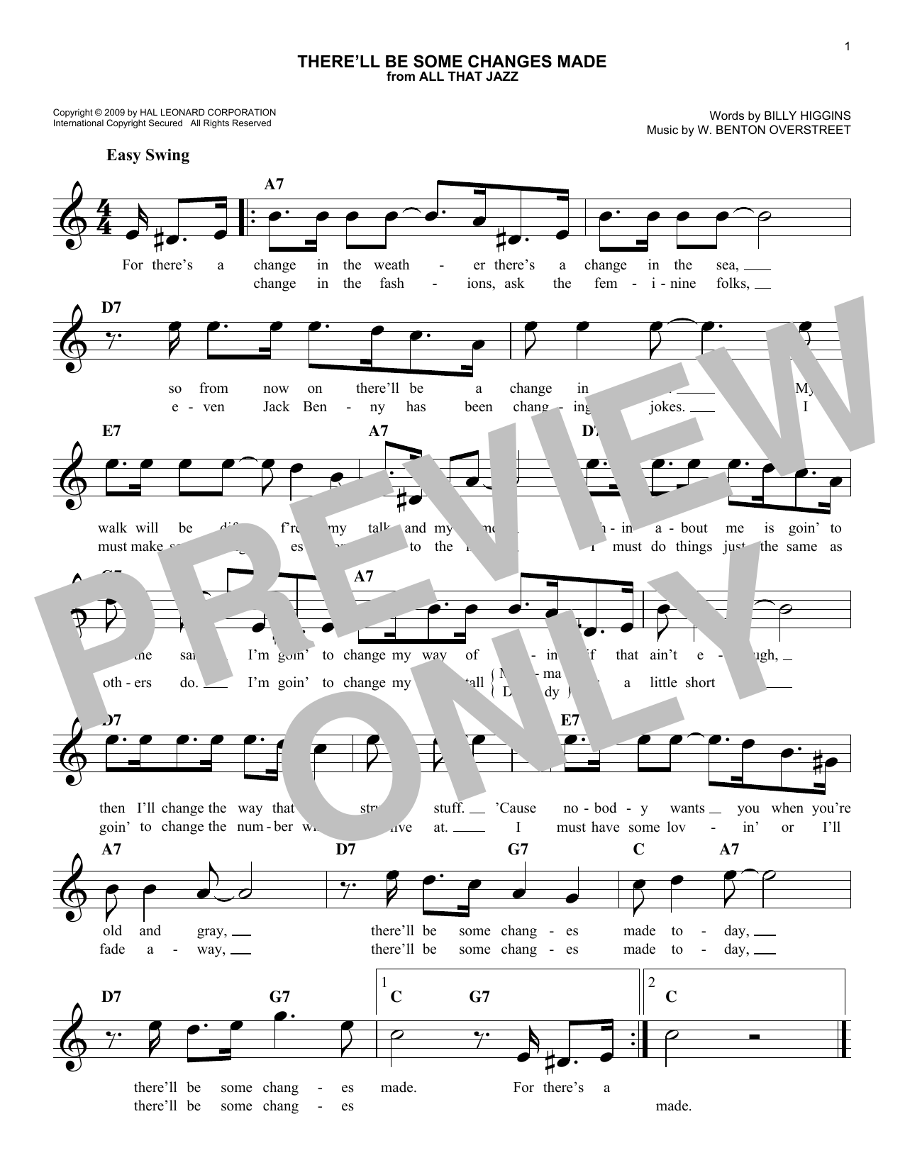 Product gallery: Page 1 of 1 There'll Be Some Changes Made, Billy Higgins