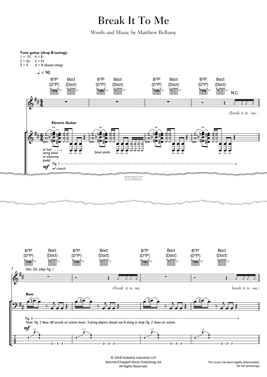 Product gallery: Page 1 of 1 Break It To Me, Muse