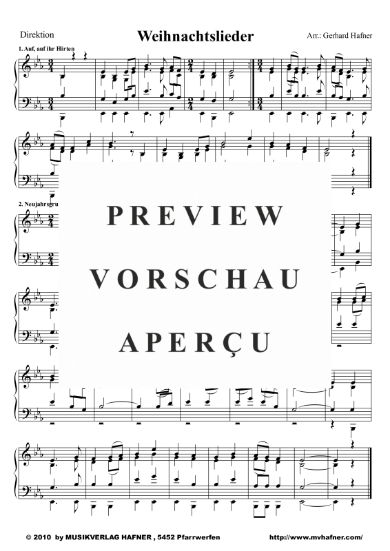 Product gallery: Page 6 of 11 Weihnachtslieder, , (large wind orchestra)