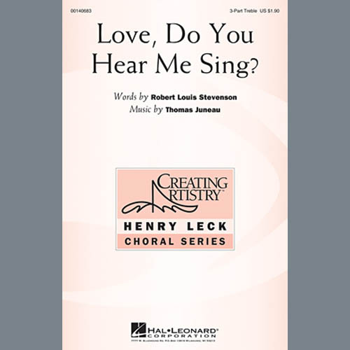 cover: Love, Do You Hear Me Sing?, Thomas Juneau