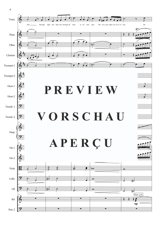 Produktgalerie: Seite 9 von 11 Because, , Solo Gesang und Orchester