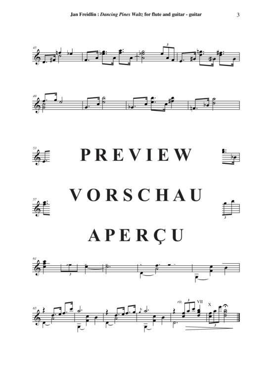 Product gallery: Page 11 of 11 Dancing Pines Waltz , , (guitar + flute)