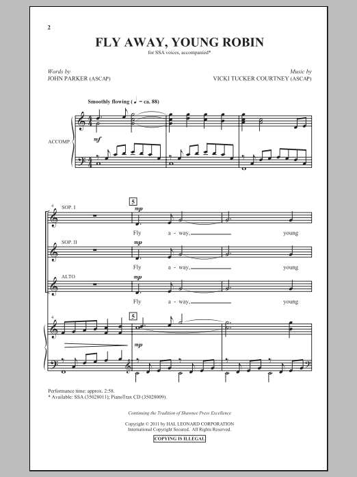 Product gallery: Page 1 of 1 Fly Away, Young Robin, Vicki Tucker Courtney