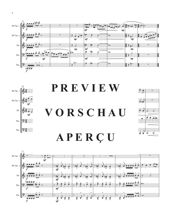 Produktgalerie: Seite 9 von 21 Scenes for Brass , , (Blechbläserquintett)