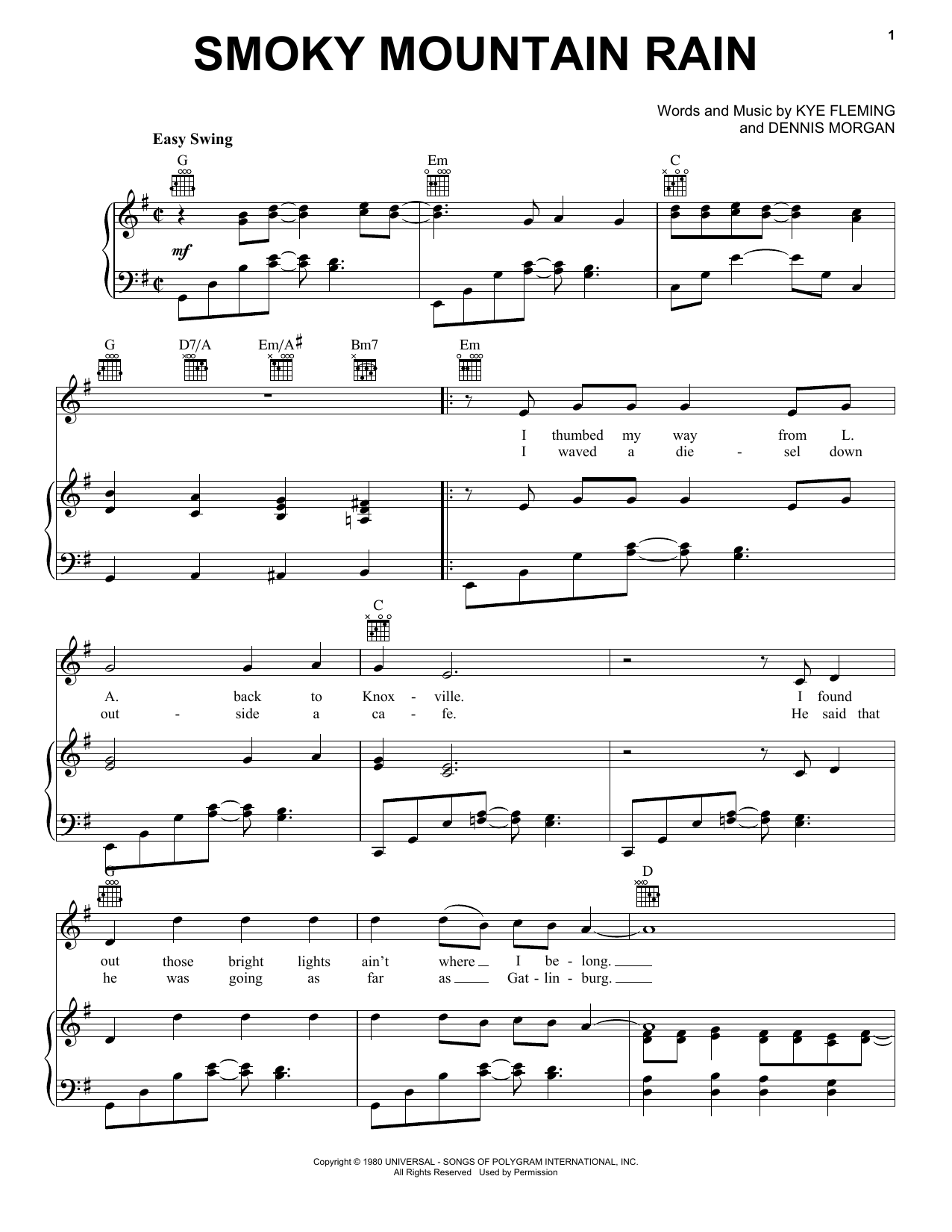 Produktbild zu: Smoky Mountain Rain