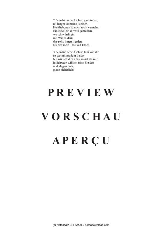 Produktgalerie: Seite 4 von 4 Von hin scheid ich , , (Gemischter Chor)