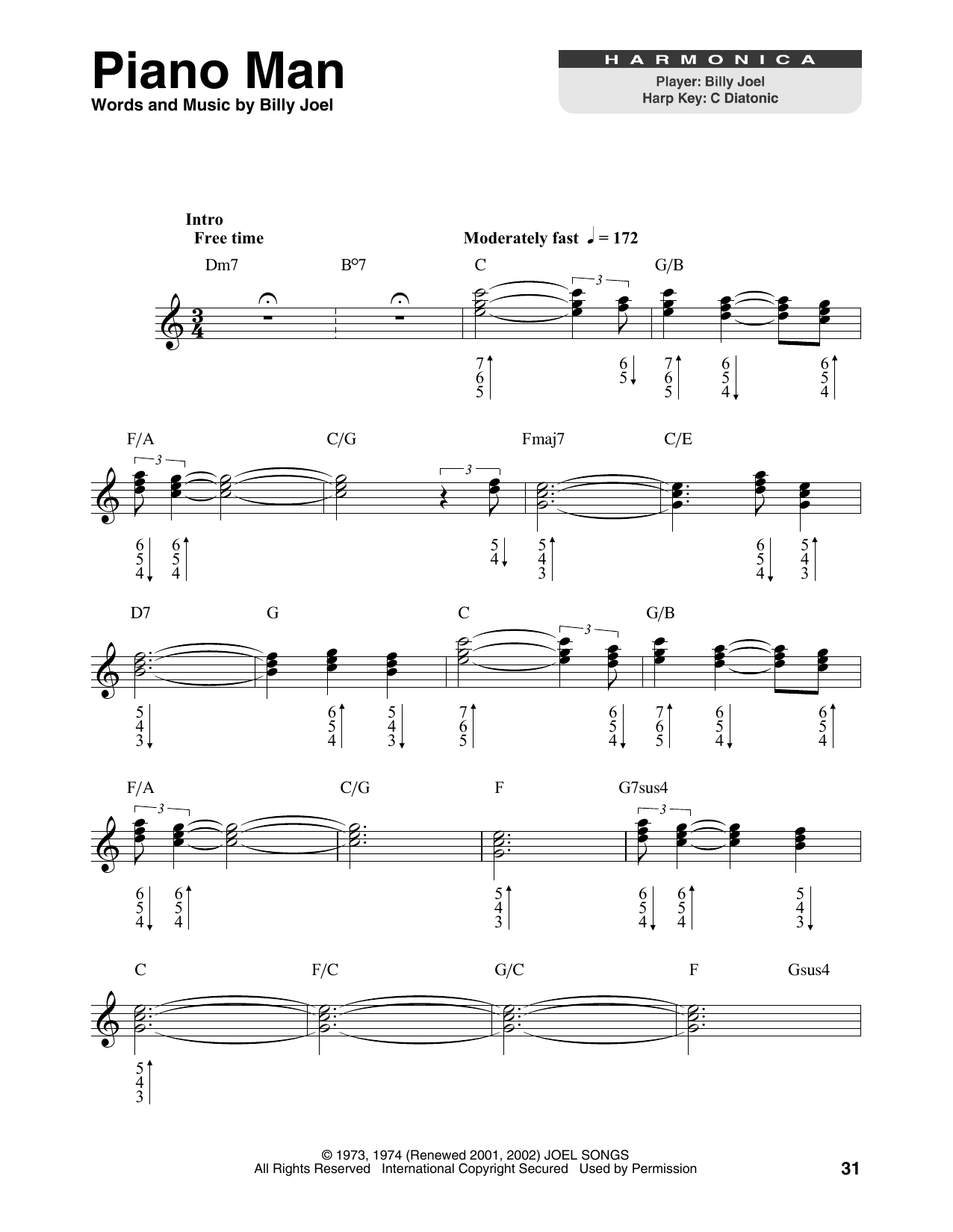 Product gallery: Page 1 of 1 Piano Man, Billy Joel