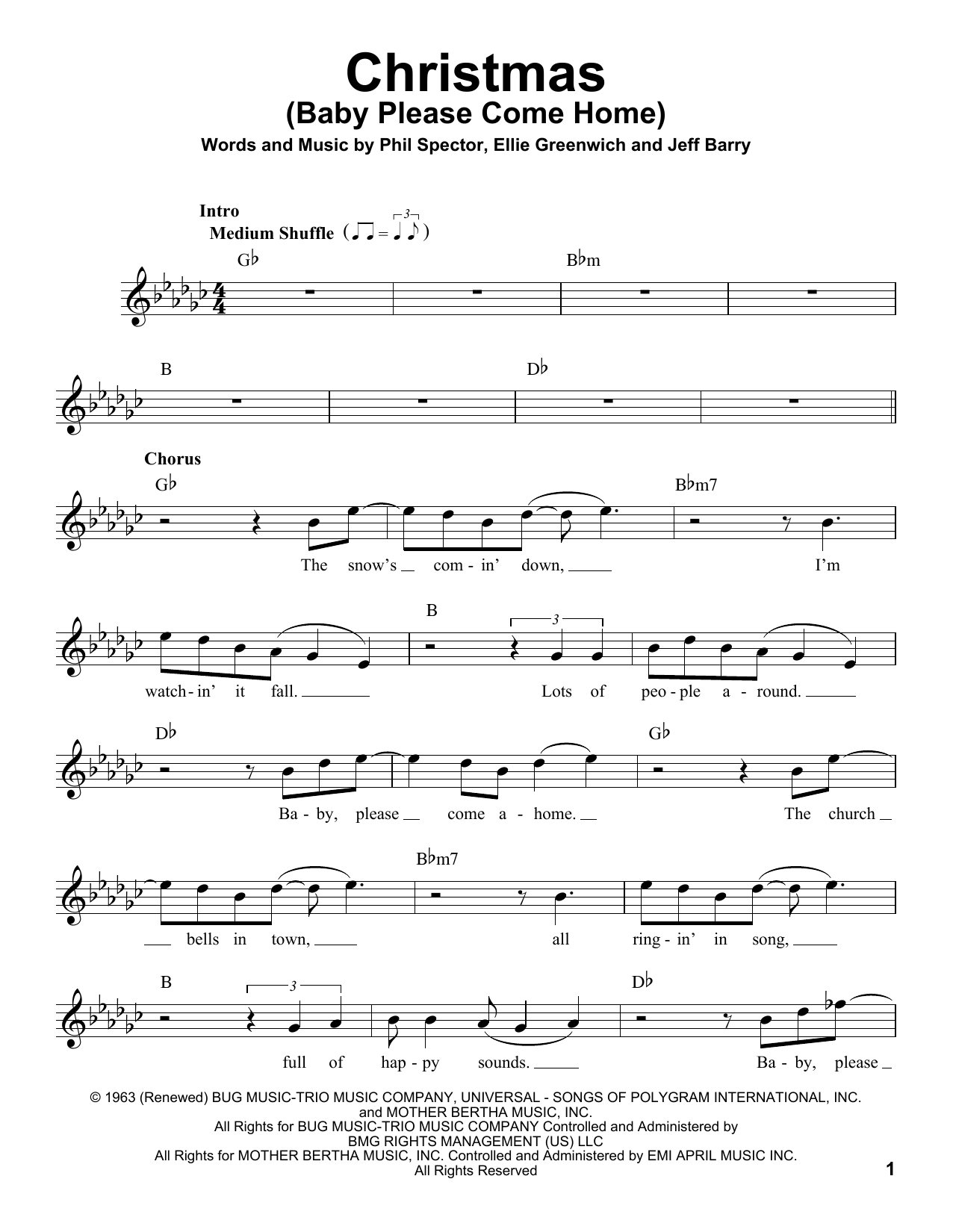 Produktbild zu: Christmas (Baby Please Come Home)