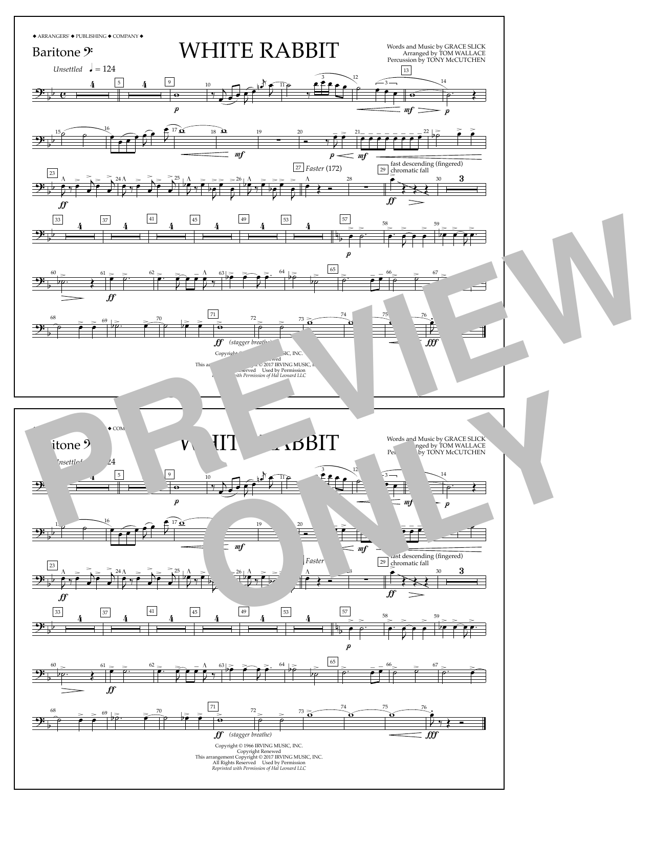 Product picture to: White Rabbit - Baritone B.C.