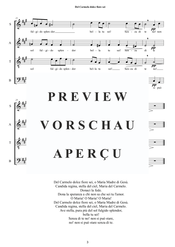 Product gallery: Page 4 of 8 Del Carmelo dolce fiore sei - Motette, , Mixed Choir A Cappella