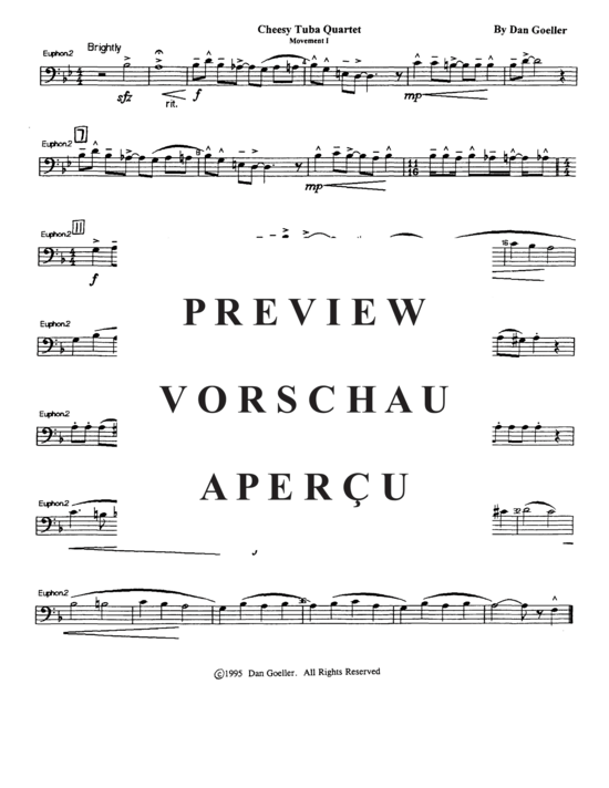 Product gallery: Page 13 of 21 The Cheesy Tuba Quartet , , (Tuba Quartett EETT)