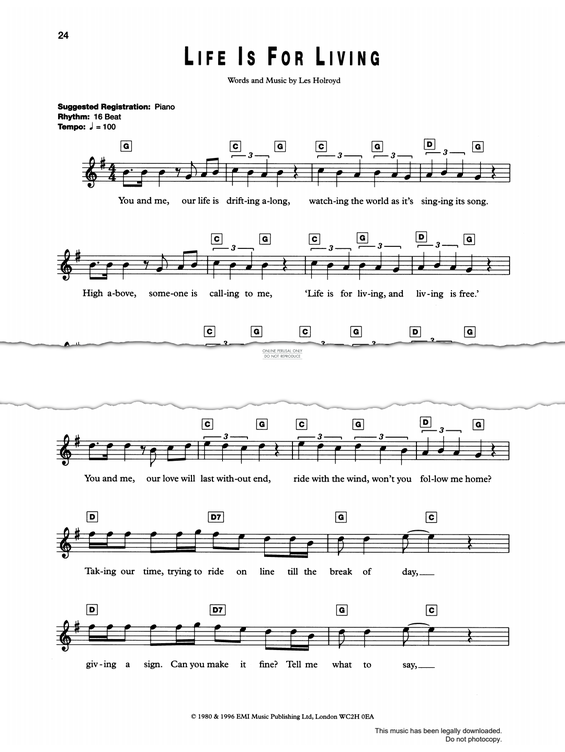 Produktgalerie: Seite 1 von 1 Life Is For Living, Barclay James Harvest, Gesang, Keyboard