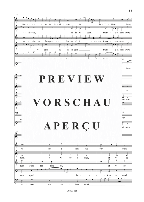Produktgalerie: Seite 3 von 6 Pastores loquebantur, , Gemischter Chor 6-stimmig