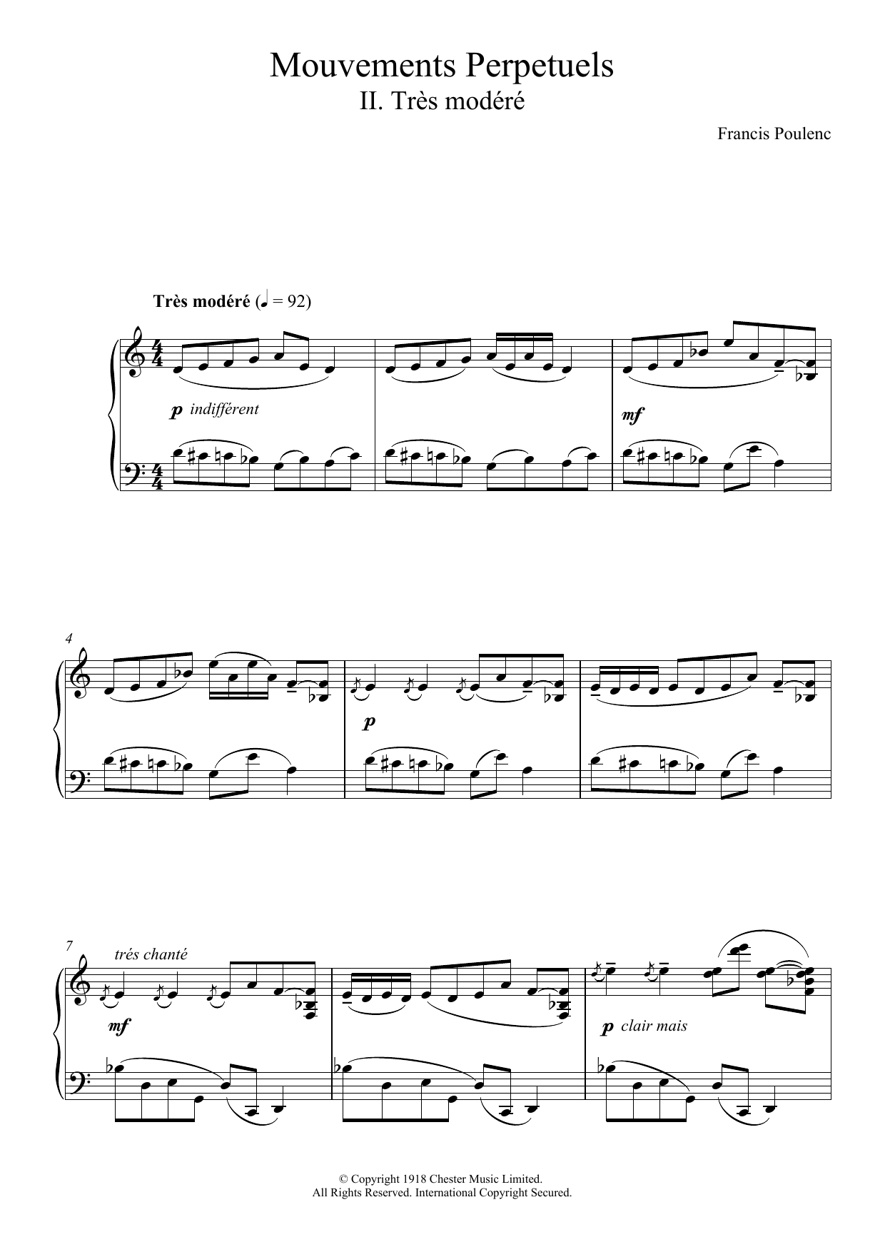 Produktbild zu: Mouvement Perpetuel No. 2