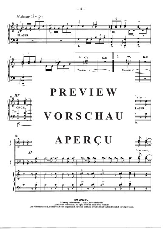 Product gallery: Page 8 of 13 Gottes Verheissung nach der Sindflut, Meditation für Chor (GCH/MCH) , ,  (Organ score edition)