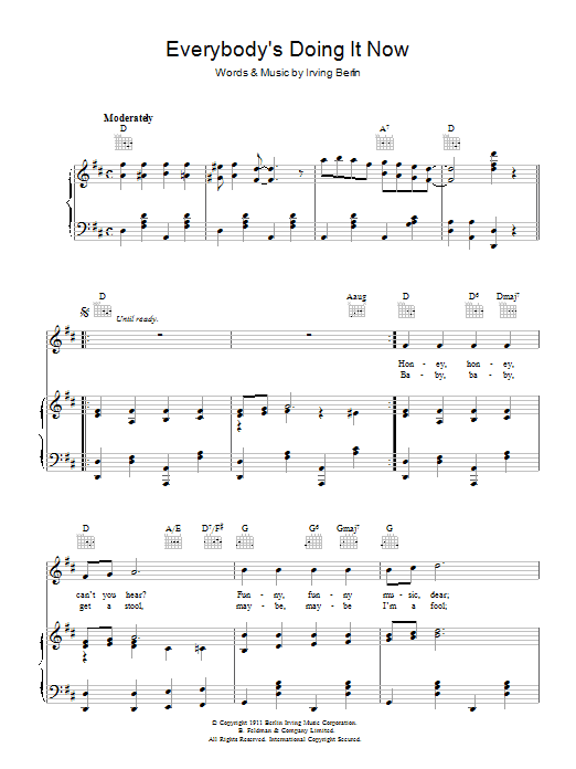 Product gallery: Page 1 of 1 Everybody's Doing It (Now), Irving Berlin