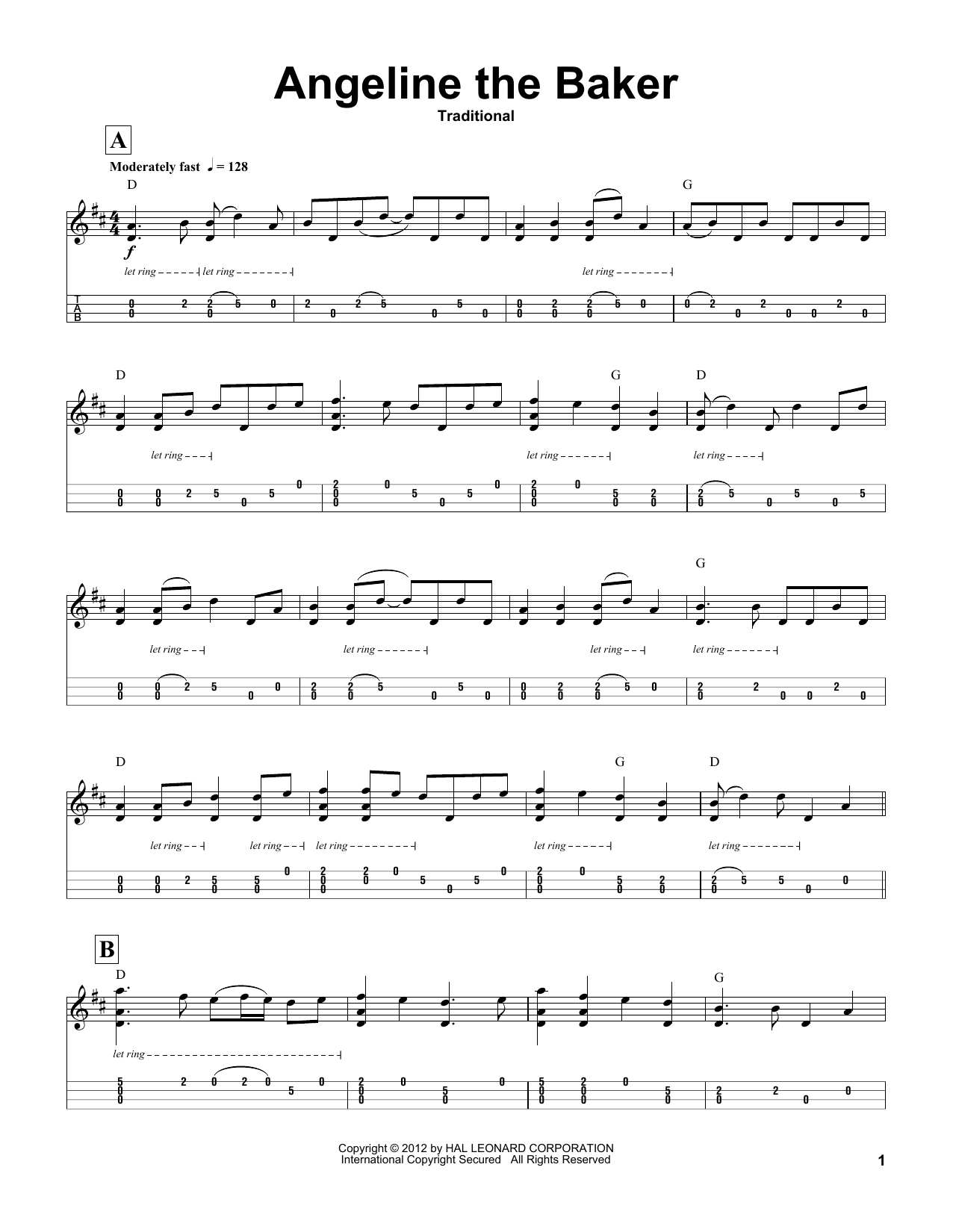 Produktbild zu:  Angeline The Baker - Traditional