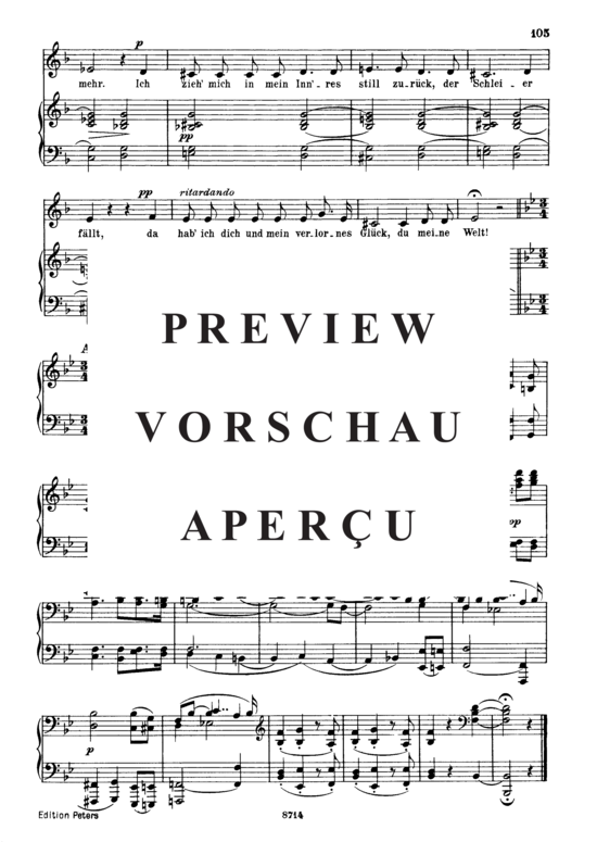 Product gallery: Page 3 of 3 Nun hast du mir den ersten Schmerz getan, Op.42 No.8, , Medium Voice and Piano