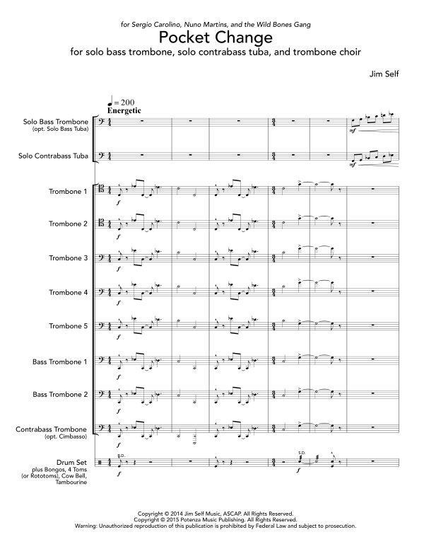 Produktgalerie: Seite 1 von 11 Pocket Change, , (Brass Ensemble Bass Posaune,Tuba + Posaunenchor)