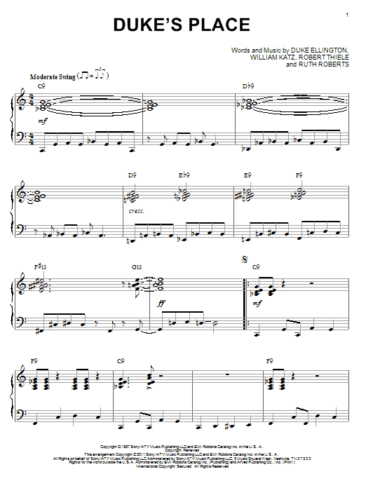 Product gallery: Page 1 of 1 Duke's Place (arr. Brent Edstrom), Duke Ellington