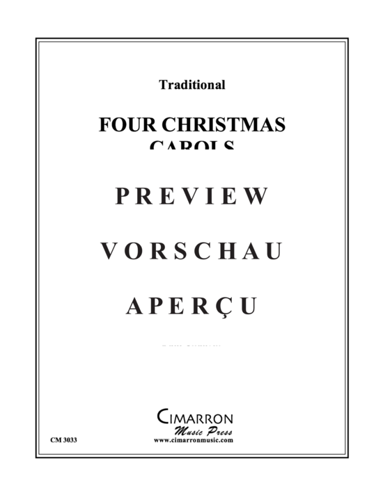 Produktgalerie: Seite 2 von 21 Four Christmas Carols , , (Blechbläserquintett)