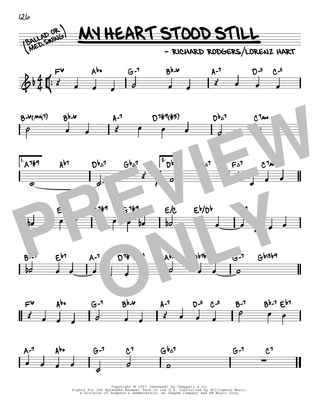 Produktbild zu: My Heart Stood Still (arr. David Hazeltine)