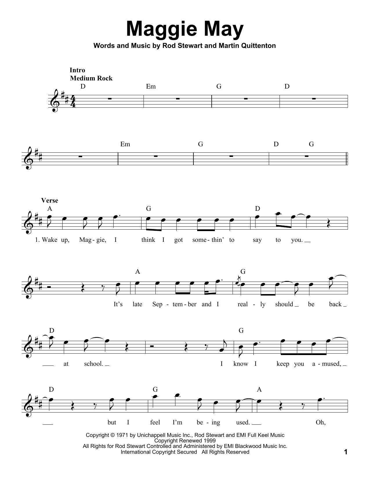Produktbild zu: Maggie May