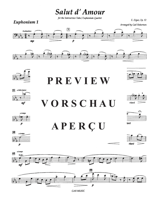 Product gallery: Page 7 of 18 Salut d´Amour , , (Tuba Quartett EETT)