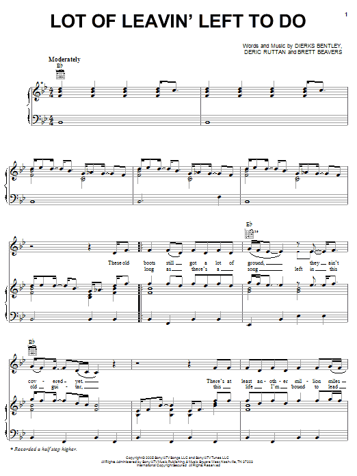 Produktbild zu: Lot Of Leavin' Left To Do
