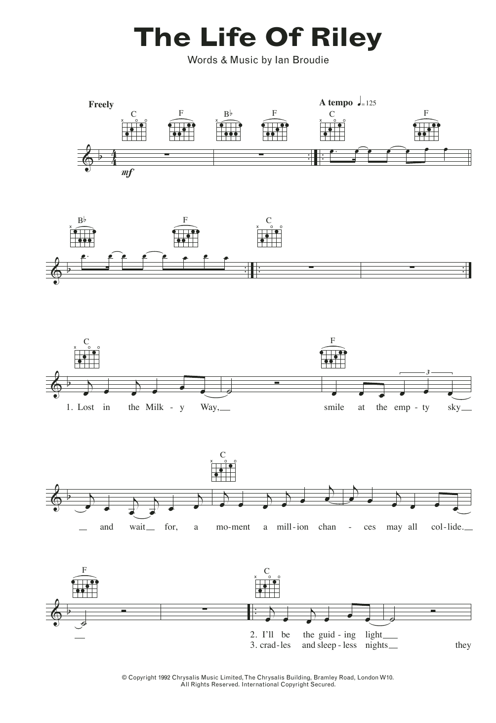 Produktgalerie: Seite 1 von 1 The Life Of Riley, The Lightning Seeds, Melodieinstrument