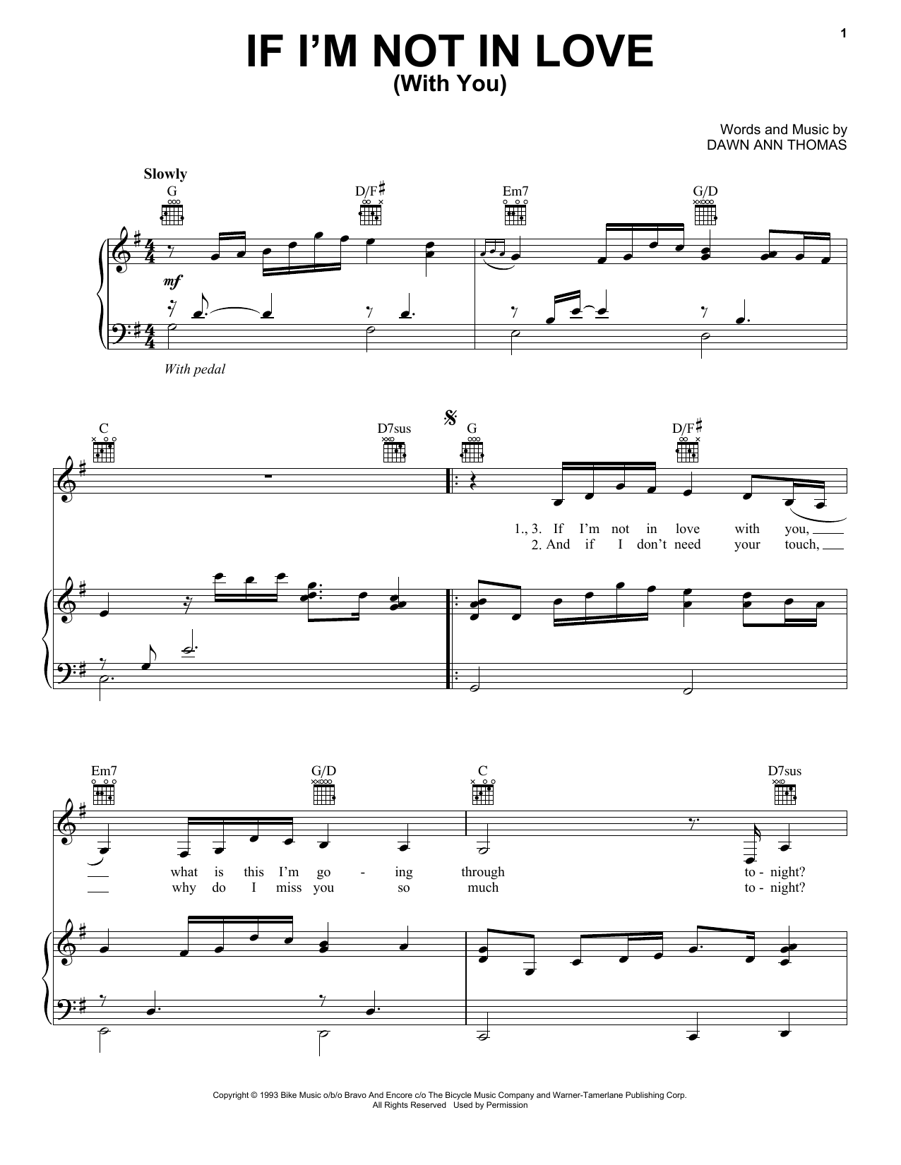 Produktbild zu: If I'm Not In Love (With You)
