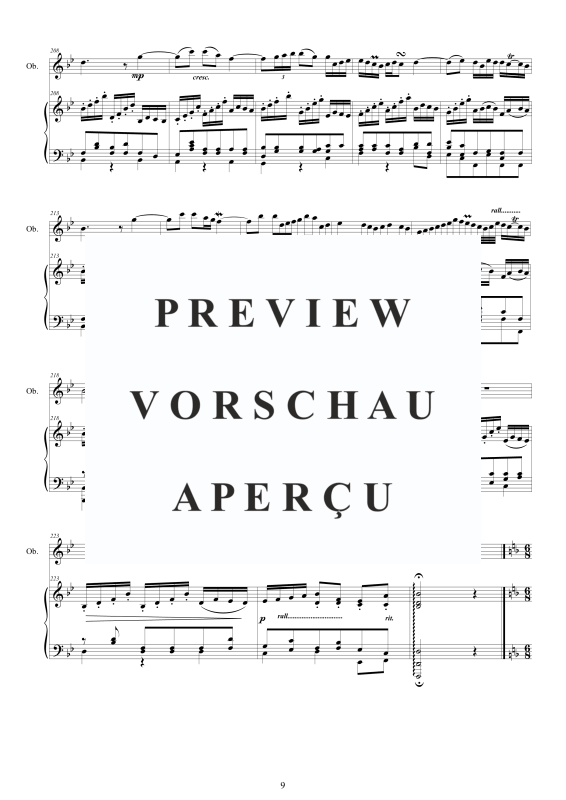 Produktgalerie: Seite 10 von 11 Oboe Concerto No.2 in D-Moll Op.9, , Oboe Solo und Klavier/Cembalo
