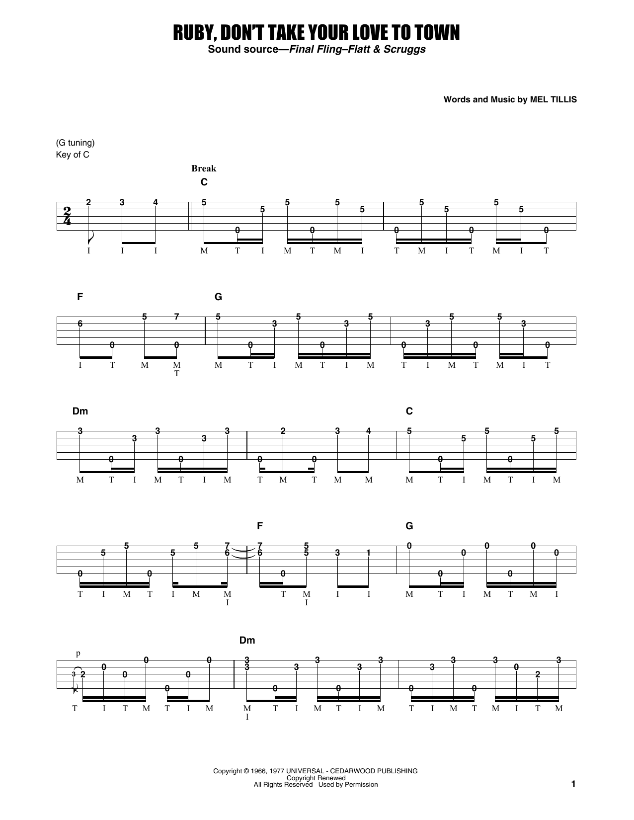 Product gallery: Page 1 of 1 Ruby, Don't Take Your Love To Town, Earl Scruggs