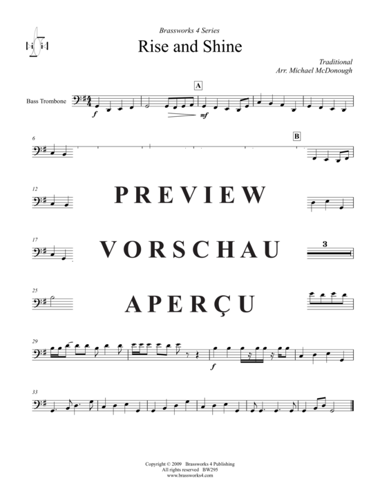gallery: Rise and Shine , , (Trombone Quartet)