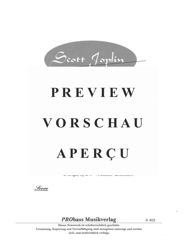 gallery: The Entertainer, , Double Bass Quartet